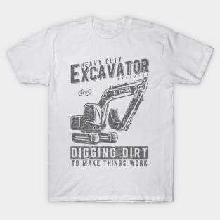Excavator Heavy Equipment T-Shirt